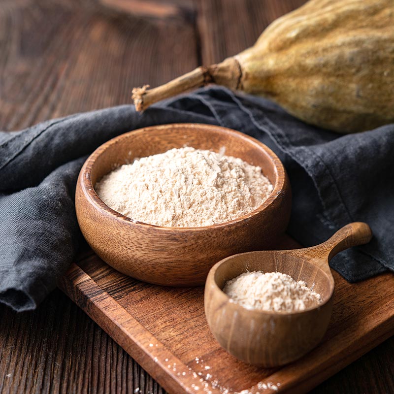 Baobab Fruit Powder can lower the Glycemic Index of other high Glycemic Index (gi) foods which can help to regulate blood sugar for those fighting diabetes.